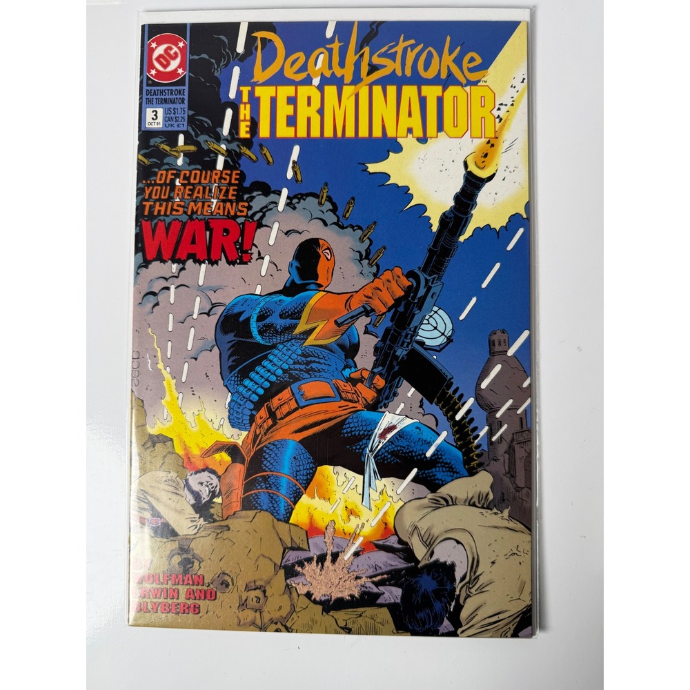 Deathstroke The Terminator 3 1991 DC Comics Marv Wolfman Steve Erwin Cover Art